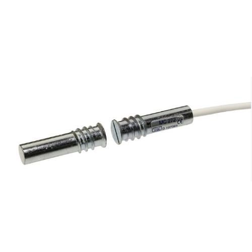 MC 272-6 Alarmtech MC 272-6 Contact encastré de haute sécurité, NC/N0, Câble de 6m